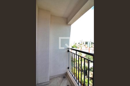 Varanda da Sala de apartamento para alugar com 1 quarto, 42m² em Jardim Olavo Bilac, São Bernardo do Campo