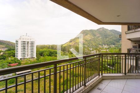 Varanda da Sala de apartamento para alugar com 2 quartos, 70m² em Barra da Tijuca, Rio de Janeiro