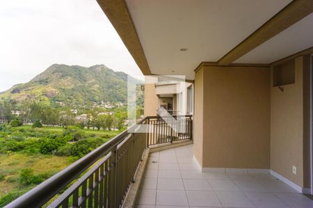 Varanda da Sala de apartamento para alugar com 2 quartos, 70m² em Barra da Tijuca, Rio de Janeiro