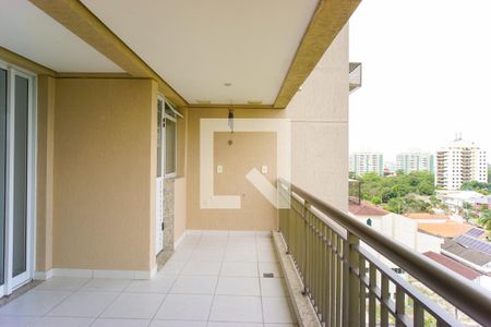 Varanda da Sala de apartamento para alugar com 2 quartos, 70m² em Barra da Tijuca, Rio de Janeiro
