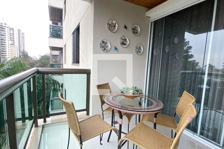 Varanda da Sala de apartamento para alugar com 2 quartos, 132m² em Alphaville Industrial, Barueri