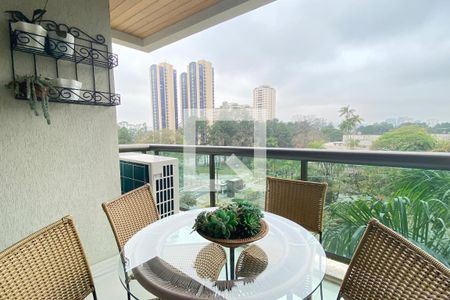 Varanda da Sala de apartamento para alugar com 2 quartos, 132m² em Alphaville Industrial, Barueri