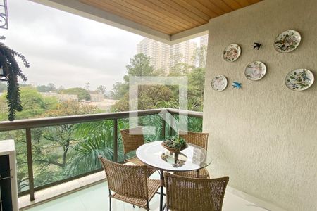 Varanda da Sala de apartamento para alugar com 2 quartos, 132m² em Alphaville Industrial, Barueri