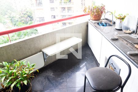 Varanda gourmet de apartamento para alugar com 3 quartos, 260m² em Vila Andrade, São Paulo