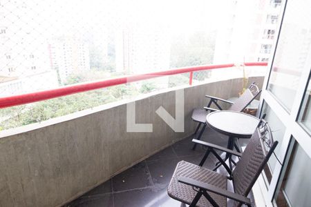 Varanda da Sala de apartamento para alugar com 3 quartos, 260m² em Vila Andrade, São Paulo