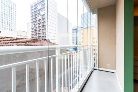 Varanda de kitnet/studio à venda com 1 quarto, 28m² em Liberdade, São Paulo