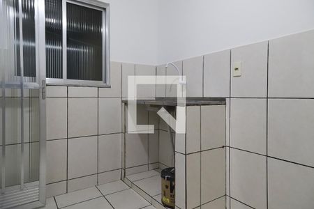 Cozinha de apartamento à venda com 1 quarto, 30m² em Vargem Pequena, Rio de Janeiro