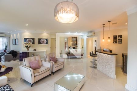 Sala 1 de casa de condomínio para alugar com 6 quartos, 600m² em Alphaville, Santana de Parnaíba
