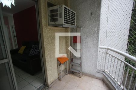 Varanda da Sala de apartamento à venda com 2 quartos, 62m² em Tanque, Rio de Janeiro