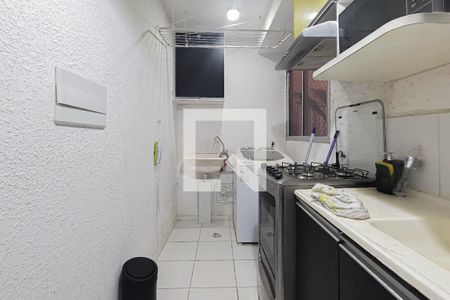 Apartamento para alugar com 40m², 1 quarto e 1 vaga Apartamento para alugar com 40m², 1 quarto e 1 vagaCozinha e Área de Serviço