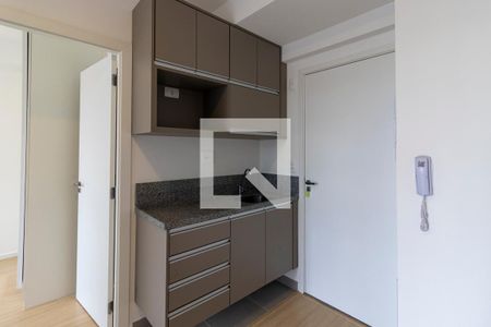Sala e Cozinha de kitnet/studio à venda com 1 quarto, 27m² em Vila Nova Conceição, São Paulo