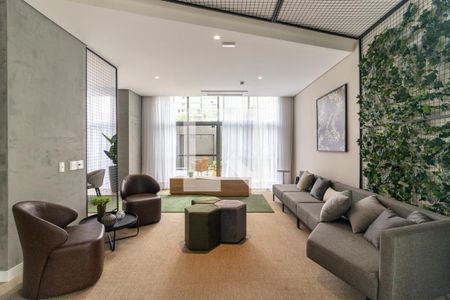 Studio para alugar com 27m², 1 quarto e sem vaga Studio para alugar com 27m², 1 quarto e sem vagaÁrea comum do prédio