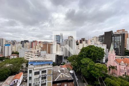 Vista da Sala de apartamento para alugar com 3 quartos, 135m² em Consolação, São Paulo