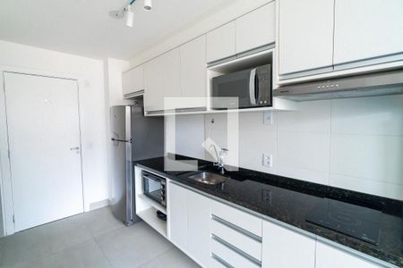 Cozinha e Área de Serviço de kitnet/studio para alugar com 1 quarto, 25m² em Vila Clementino, São Paulo