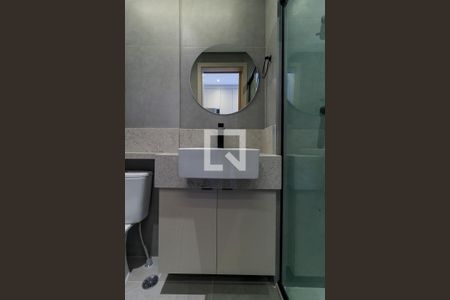 Banheiro de kitnet/studio à venda com 1 quarto, 22m² em Jardim das Acácias, São Paulo