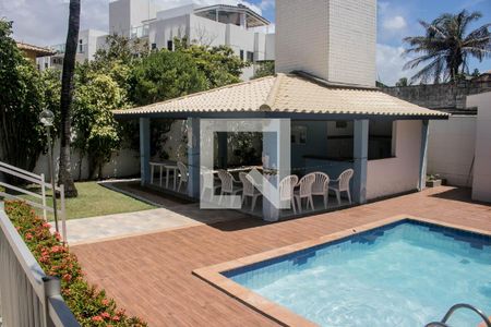Área comum - Piscina de casa de condomínio para alugar com 3 quartos, 70m² em Stella Maris, Salvador