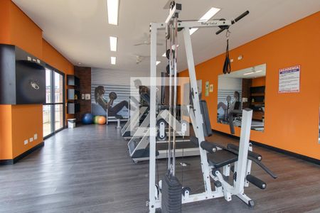 Área comum - Academia de casa para alugar com 2 quartos, 52m² em Campo de Santana, Curitiba