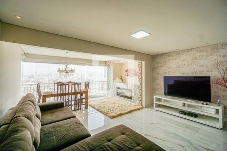 Sala e varanda de apartamento à venda com 4 quartos, 250m² em Chácara Califórnia, São Paulo