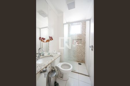 Banheiro da suíte 01 de apartamento à venda com 4 quartos, 250m² em Chácara Califórnia, São Paulo