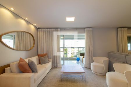 Sala de apartamento para alugar com 3 quartos, 131m² em Fazenda São Quirino, Campinas