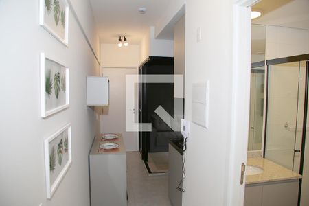 Banheiro Corredor de kitnet/studio à venda com 1 quarto, 30m² em Pinheiros, São Paulo