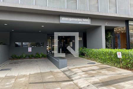 Studio à venda com 30m², 1 quarto e sem vagaFachada e portaria