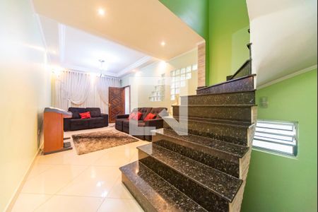 Sala de casa à venda com 4 quartos, 302m² em Parque Sao Vicente, Santo André