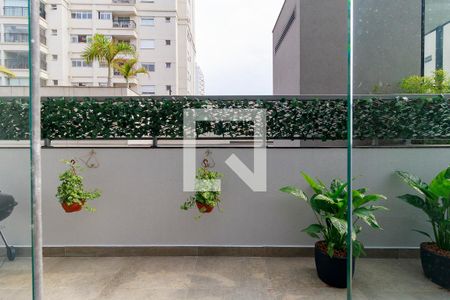 Varanda da Sala de apartamento à venda com 2 quartos, 49m² em Vila Cordeiro, São Paulo
