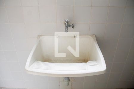 Área de Serviço de casa para alugar com 1 quarto, 40m² em Nova Gerty, São Caetano do Sul