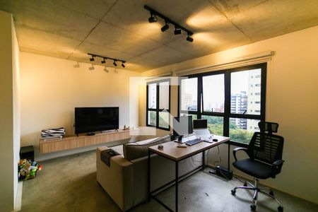 Sala de apartamento à venda com 1 quarto, 70m² em Vila Suzana, São Paulo