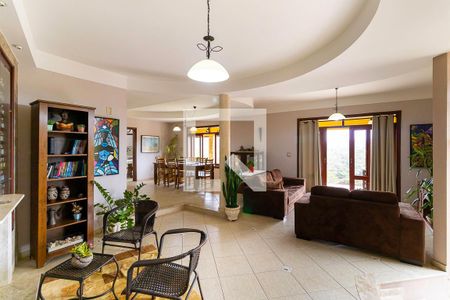 Sala de casa de condomínio à venda com 4 quartos, 348m² em Colinas do Ermitage (sousas), Campinas