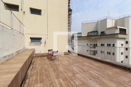 varanda de apartamento para alugar com 1 quarto, 57m² em Indianópolis, São Paulo