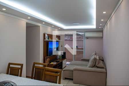 sala de apartamento à venda com 3 quartos, 93m² em Taquara, Rio de Janeiro