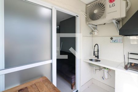 Varanda Gourmet de apartamento à venda com 2 quartos, 66m² em Santa Paula, São Caetano do Sul