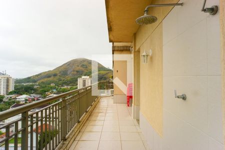 Varanda da Sala de apartamento à venda com 3 quartos, 147m² em Recreio dos Bandeirantes, Rio de Janeiro
