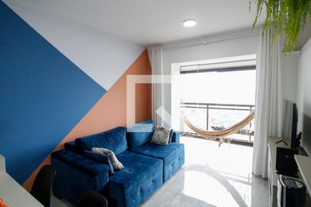 Sala de Estar de apartamento à venda com 1 quarto, 40m² em Tatuapé, São Paulo