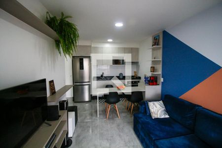 Sala de Estar de apartamento à venda com 1 quarto, 40m² em Tatuapé, São Paulo