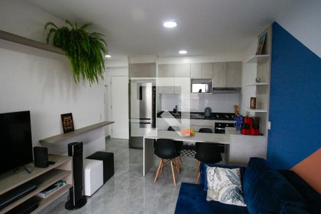 Sala de Estar de apartamento à venda com 1 quarto, 40m² em Tatuapé, São Paulo