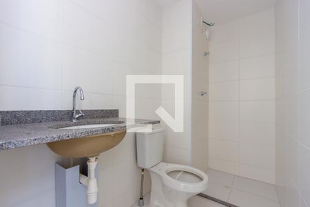 Banheiro de apartamento para alugar com 1 quarto, 33m² em Alto da Mooca, São Paulo