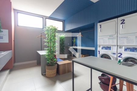 Studio para alugar com 30m², 1 quarto e sem vagaLavanderia