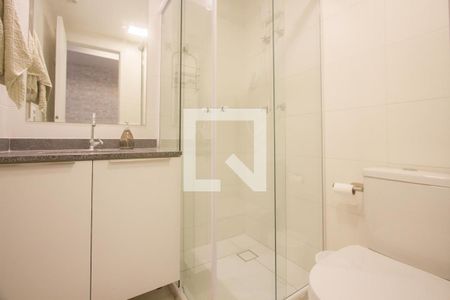 Banheiro de apartamento à venda com 1 quarto, 25m² em Santo Amaro, São Paulo