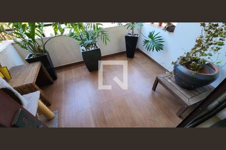 Varanda da Sala de apartamento para alugar com 2 quartos, 100m² em Ponta da Praia, Santos