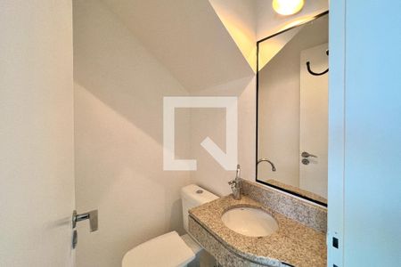 Lavabo de apartamento para alugar com 1 quarto, 46m² em Moema, São Paulo