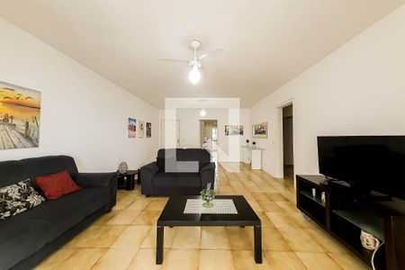 Sala de apartamento para alugar com 4 quartos, 125m² em Jardim Asturias, Guarujá