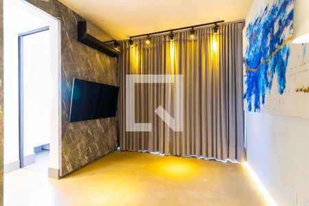 Sala de apartamento à venda com 1 quarto, 108m² em Cambuí, Campinas