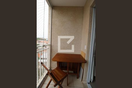 Sacada da Sala de apartamento para alugar com 3 quartos, 64m² em Vila Industrial, Campinas