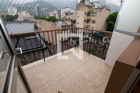 Varanda da Sala de apartamento para alugar com 3 quartos, 66m² em Grajau, Rio de Janeiro