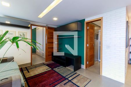 Sala de apartamento para alugar com 1 quarto, 54m² em Santo Amaro, São Paulo