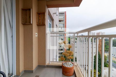 Varanda de apartamento para alugar com 1 quarto, 54m² em Santo Amaro, São Paulo