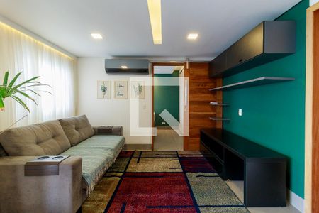 Sala de apartamento para alugar com 1 quarto, 54m² em Santo Amaro, São Paulo